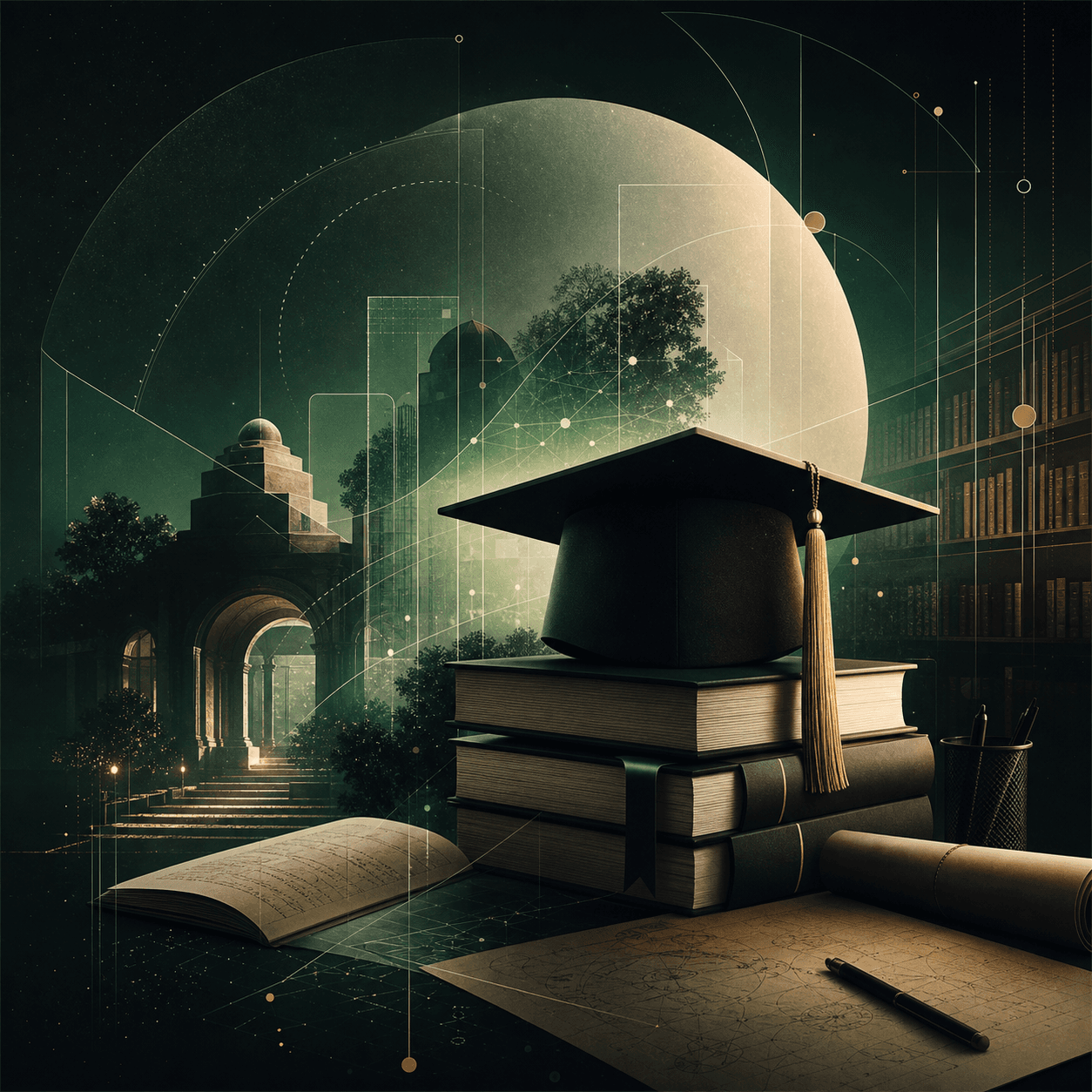 Education playlist cover artwork